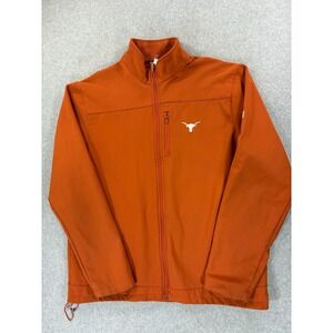 Texas Longhorns Campus Stitched Logo Soft‎ Shell Jacket (Men's 2XL) Orange